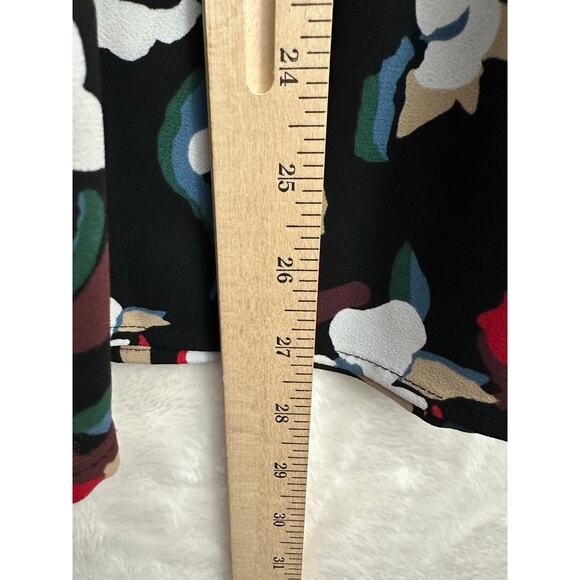 Alfani Peplum Abstract Floral Top XL Classy Mature Office - Picture 6 of 9